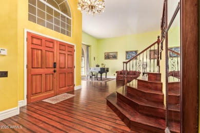 Welcome to this stunning Tuscan-style home on a premium lot with on The Legend at Arrowhead in Arizona - for sale on GolfHomes.com, golf home, golf lot