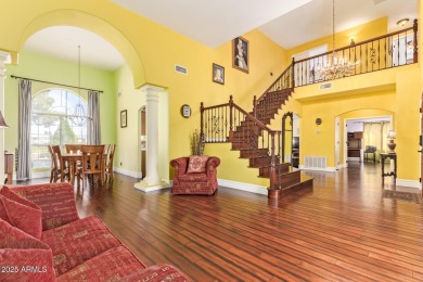Welcome to this stunning Tuscan-style home on a premium lot with on The Legend at Arrowhead in Arizona - for sale on GolfHomes.com, golf home, golf lot