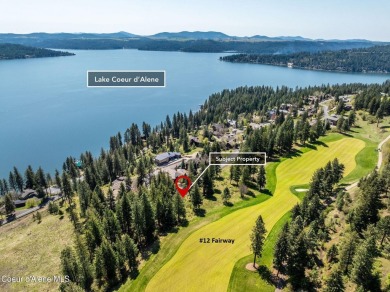 12th Fairway Black Rock lot with nice Lake CDA Views! Fabulous on The Golf Club at Black Rock in Idaho - for sale on GolfHomes.com, golf home, golf lot
