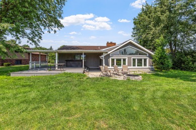 This 5-bedroom, 23/4-bath, 4,000 sq ft home is the ultimate on Lake of Four Seasons Country Club in Indiana - for sale on GolfHomes.com, golf home, golf lot