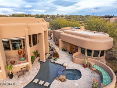 GOLF MEMBERSHIP AVAILABLE! Perched to capture breathtaking city on Desert Mountain Club - Apache Golf Course in Arizona - for sale on GolfHomes.com, golf home, golf lot