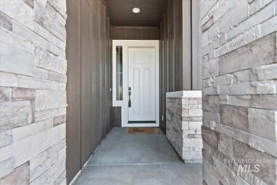 This beautifully designed modern farmhouse backs up to the golf on Falcon Crest Golf Club in Idaho - for sale on GolfHomes.com, golf home, golf lot