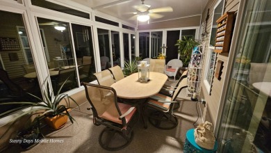 Discover this FULLY FURNISHED 2018 Palm Harbor Ventura home! on The Riverside Golf Club in Florida - for sale on GolfHomes.com, golf home, golf lot