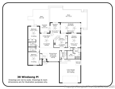 Nestled in the desirable Whispering Pines community and backing on Whispering Woods in North Carolina - for sale on GolfHomes.com, golf home, golf lot