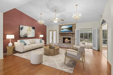 Beautiful home offering comfort and tranquility with mature on Delaware Springs Golf Course in Texas - for sale on GolfHomes.com, golf home, golf lot
