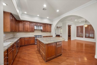 BEAUTIFUL PRIVATE OASIS HOME IN THE PRESTIGIOUS GUARD GATED on Southern Highlands Golf Club in Nevada - for sale on GolfHomes.com, golf home, golf lot