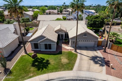 Welcome to this stunning home situated on a spacious corner lot on The Legend at Arrowhead in Arizona - for sale on GolfHomes.com, golf home, golf lot
