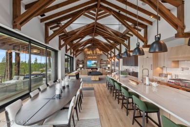 Welcome to this modern lakeview retreat, where thoughtful design on Gozzer Ranch Golf and Lake Club in Idaho - for sale on GolfHomes.com, golf home, golf lot