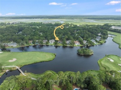 One of the premier waterfront locations in all of Palmetto on Palmetto Dunes Golf Course and Resort in South Carolina - for sale on GolfHomes.com, golf home, golf lot