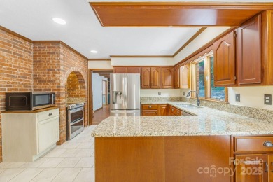 Private and stately ranch home on a quiet cul-de-sac in the on Crooked Creek Golf Course in North Carolina - for sale on GolfHomes.com, golf home, golf lot