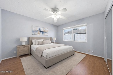 Enjoy GOLF COURSE VIEWS from your very own private backyard on Dobson Ranch Municipal Golf Course in Arizona - for sale on GolfHomes.com, golf home, golf lot