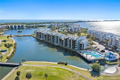 Enjoy sunny, wide views of the lake & golf course from the on Ocean Club At the Hutchinson Island Beach Resort in Florida - for sale on GolfHomes.com, golf home, golf lot