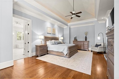 From sunrise over Bryon Lake and the 6th Fairway, to evenings on Echelon Golf Club in Georgia - for sale on GolfHomes.com, golf home, golf lot