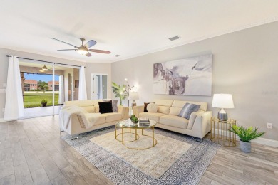 Step inside this classy 3 bedroom 2 bath home with views of the on Stoneybrook Golf Club At Heritage Harbour in Florida - for sale on GolfHomes.com, golf home, golf lot
