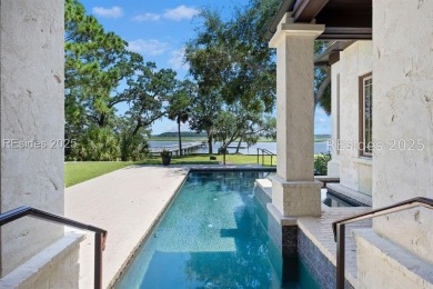 One of one. Welcome home to 1 Cedar, a deep-water sanctuary on Moss Creek Golf Club in South Carolina - for sale on GolfHomes.com, golf home, golf lot