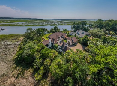 One of one. Welcome home to 1 Cedar, a deep-water sanctuary on Moss Creek Golf Club in South Carolina - for sale on GolfHomes.com, golf home, golf lot