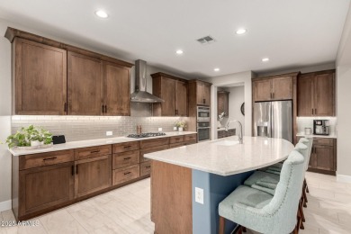This beautiful Tesoro model is nearly new and is situated on a on Tuscany Falls At Pebble Creek in Arizona - for sale on GolfHomes.com, golf home, golf lot