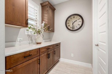 This beautiful Tesoro model is nearly new and is situated on a on Tuscany Falls At Pebble Creek in Arizona - for sale on GolfHomes.com, golf home, golf lot