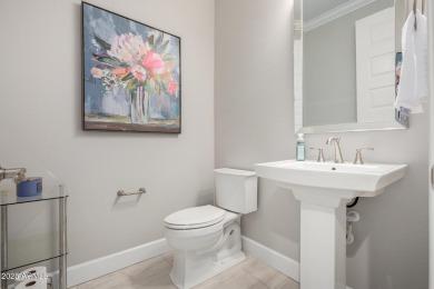This beautiful Tesoro model is nearly new and is situated on a on Tuscany Falls At Pebble Creek in Arizona - for sale on GolfHomes.com, golf home, golf lot