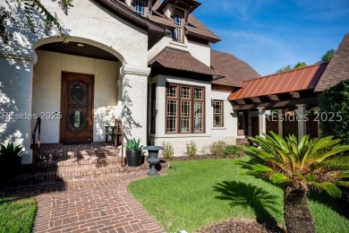 One of one. Welcome home to 1 Cedar, a deep-water sanctuary on Moss Creek Golf Club in South Carolina - for sale on GolfHomes.com, golf home, golf lot