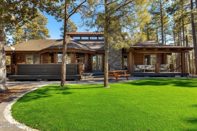 MAGNIFICENT, TURN-KEY FURNISHED FULL LOG CABIN, BACKING NATIONAL on Torreon Golf Club in Arizona - for sale on GolfHomes.com, golf home, golf lot