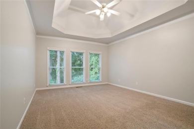 Just Listed in Towne Lake Hills East!  Exceptional 5 bedroom 4 on Towne Lake Hills Golf Club in Georgia - for sale on GolfHomes.com, golf home, golf lot