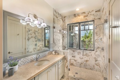 Set above the 4th hole of Promontory's Pete Dye Course, this on Promontory Golf Club  in Utah - for sale on GolfHomes.com, golf home, golf lot