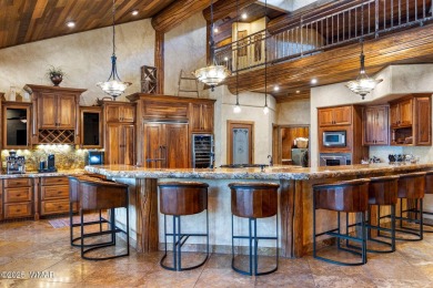 MAGNIFICENT, TURN-KEY FURNISHED FULL LOG CABIN, BACKING NATIONAL on Torreon Golf Club in Arizona - for sale on GolfHomes.com, golf home, golf lot