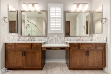 This beautiful Tesoro model is nearly new and is situated on a on Tuscany Falls At Pebble Creek in Arizona - for sale on GolfHomes.com, golf home, golf lot