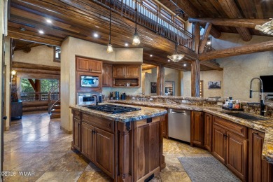 MAGNIFICENT, TURN-KEY FURNISHED FULL LOG CABIN, BACKING NATIONAL on Torreon Golf Club in Arizona - for sale on GolfHomes.com, golf home, golf lot