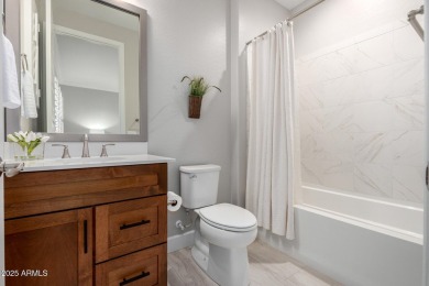 This beautiful Tesoro model is nearly new and is situated on a on Tuscany Falls At Pebble Creek in Arizona - for sale on GolfHomes.com, golf home, golf lot