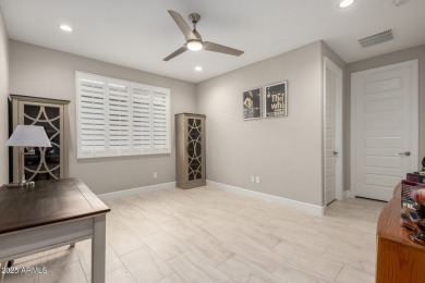 This beautiful Tesoro model is nearly new and is situated on a on Tuscany Falls At Pebble Creek in Arizona - for sale on GolfHomes.com, golf home, golf lot