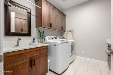 This beautiful Tesoro model is nearly new and is situated on a on Tuscany Falls At Pebble Creek in Arizona - for sale on GolfHomes.com, golf home, golf lot