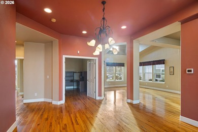 This must-see one-level home is ideally situated on the 9th on Emerald Valley Golf Course in Oregon - for sale on GolfHomes.com, golf home, golf lot