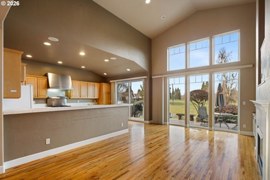 This must-see one-level home is ideally situated on the 9th on Emerald Valley Golf Course in Oregon - for sale on GolfHomes.com, golf home, golf lot