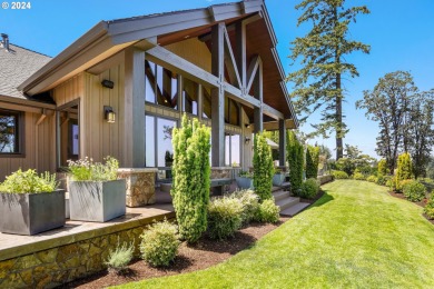 One of a kind custom built timber frame lodge style home. Gated on Creekside Golf Course in Oregon - for sale on GolfHomes.com, golf home, golf lot