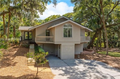 Fully renovated in 2024 and located directly across from the on Sea Pines Golf and Resort  in South Carolina - for sale on GolfHomes.com, golf home, golf lot