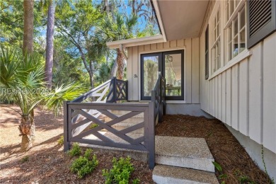 Fully renovated in 2024 and located directly across from the on Sea Pines Golf and Resort  in South Carolina - for sale on GolfHomes.com, golf home, golf lot