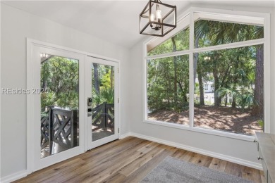 Fully renovated in 2024 and located directly across from the on Sea Pines Golf and Resort  in South Carolina - for sale on GolfHomes.com, golf home, golf lot