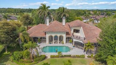 Sitting on a prime golf lake front lot, this custom estate on Quail West Golf and Country Club in Florida - for sale on GolfHomes.com, golf home, golf lot