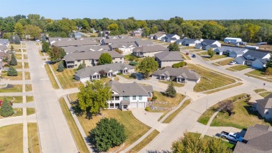 This unique 2 bed, 2 bath ranch townhome offers peace and quiet on Copper Creek Golf Course in Iowa - for sale on GolfHomes.com, golf home, golf lot