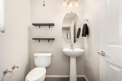 WELCOME HOME! This 4 BR/2.5 BA newly painted two-story home on Poston Butte Golf Club in Arizona - for sale on GolfHomes.com, golf home, golf lot