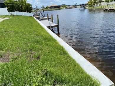 Seawall and dock on place, clean and ready to build. Fast Golf on Burnt Store Golf Club in Florida - for sale on GolfHomes.com, golf home, golf lot