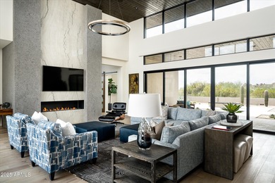 First time on the market, this residence sits along the 9th hole on Whisper Rock Golf Club  in Arizona - for sale on GolfHomes.com, golf home, golf lot