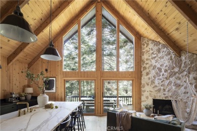 Welcome to the Modern Lodge. A dreamy designer cabin tucked in on Lake Arrowhead Country Club in California - for sale on GolfHomes.com, golf home, golf lot