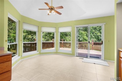 The curb appeal of this spacious O'Fallon ranch home is on The Falls Golf Club in Missouri - for sale on GolfHomes.com, golf home, golf lot