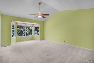 The curb appeal of this spacious O'Fallon ranch home is on The Falls Golf Club in Missouri - for sale on GolfHomes.com, golf home, golf lot
