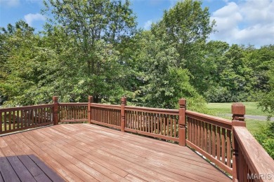 The curb appeal of this spacious O'Fallon ranch home is on The Falls Golf Club in Missouri - for sale on GolfHomes.com, golf home, golf lot