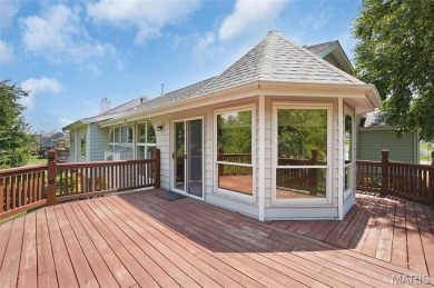 The curb appeal of this spacious O'Fallon ranch home is on The Falls Golf Club in Missouri - for sale on GolfHomes.com, golf home, golf lot