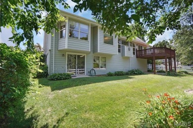 The curb appeal of this spacious O'Fallon ranch home is on The Falls Golf Club in Missouri - for sale on GolfHomes.com, golf home, golf lot